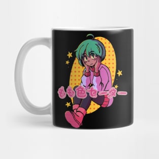 vaporwave anime aesthetic pink kawaii Mug